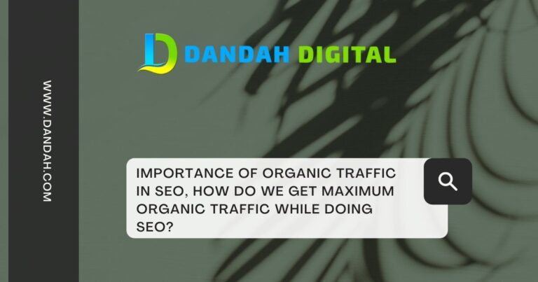 Importance of Organic Traffic in SEO - Dandah Digital